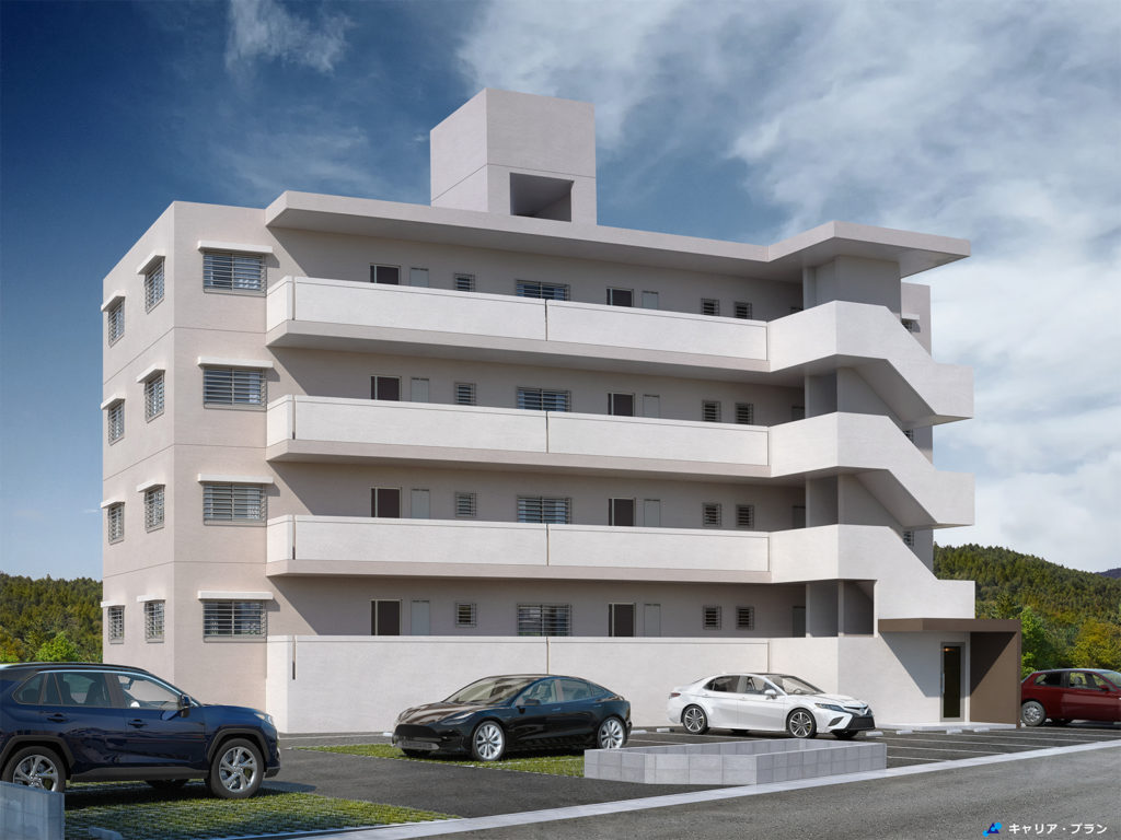 南城市佐敷アパートパース