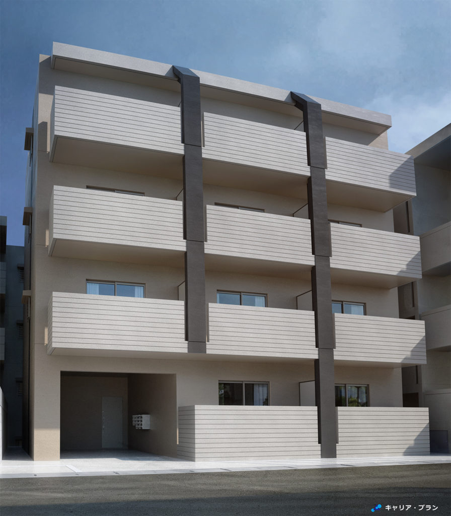 那覇市楚辺アパートパース