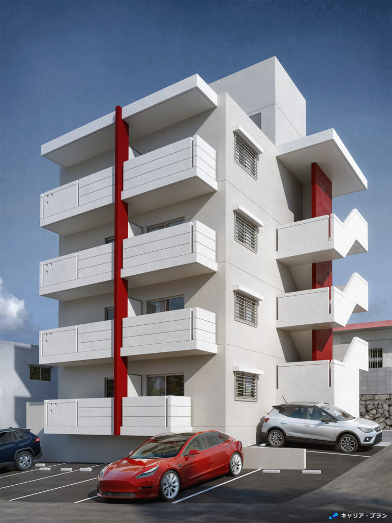 那覇市小禄アパートパース